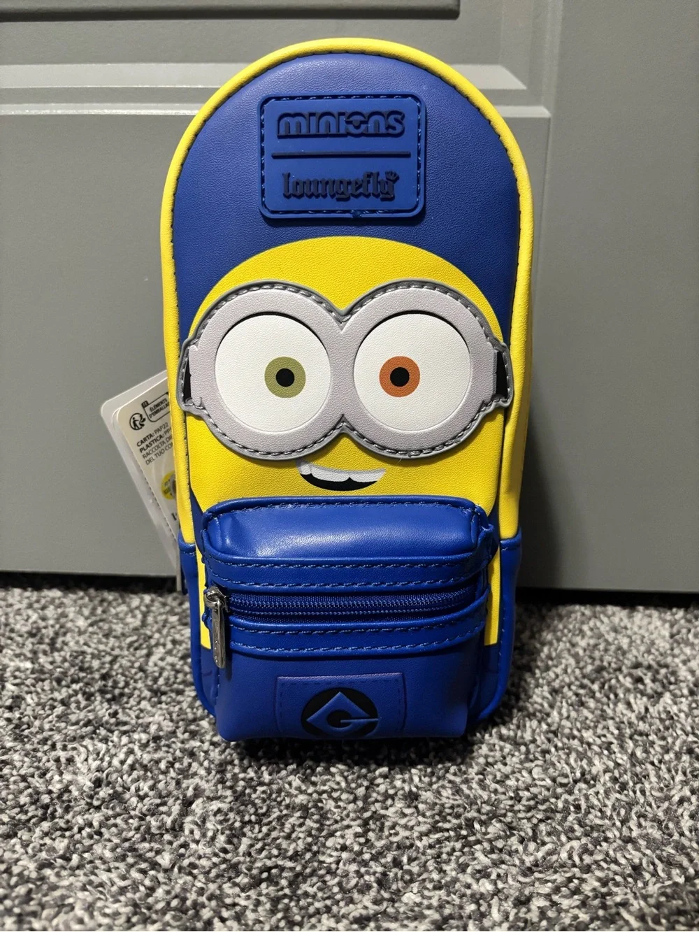 Loungefly Minions Two-Tone Pencil Bag. ** Small defect, see photo**